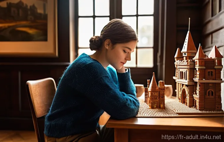 어른용 완구 복각판 - **Prompt 1: Nostalgic Builder's Retreat**
    "A cozy, sunlit study with warm wooden shelves filled ...